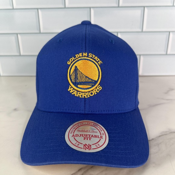 Mitchell & Ness Other - Golden State Warriors Hat Snap Back Blue Yellow Basketball Mens Mitchell Ness